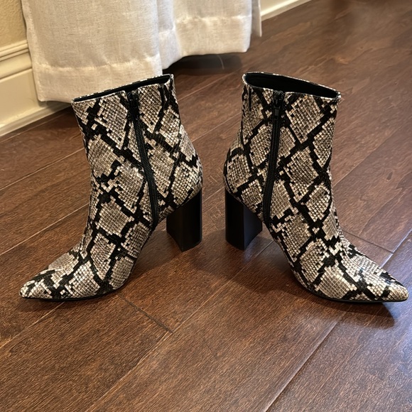 Jeffrey Campbell Raven Python Bootie - Picture 4 of 9